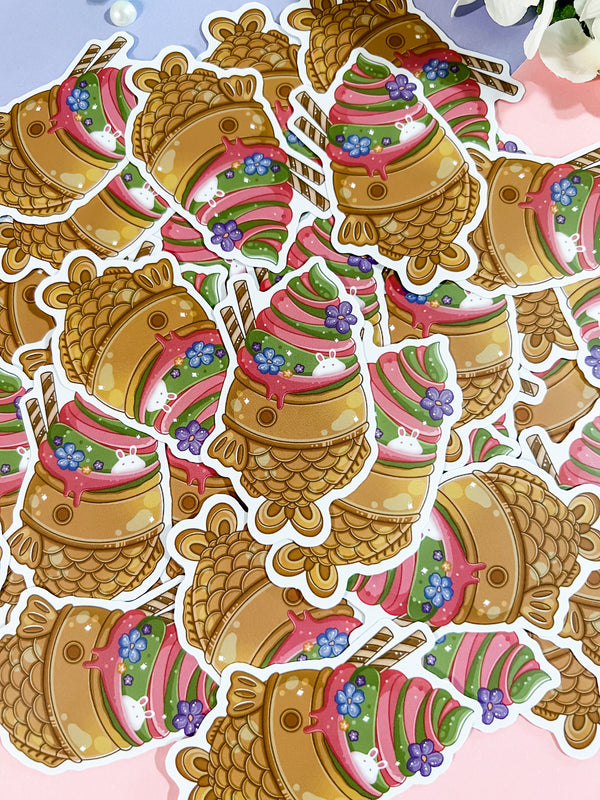 Taiyaki Ice Cream Stickers