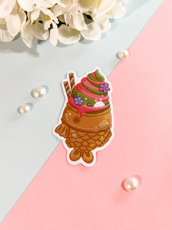 Taiyaki Ice Cream Stickers