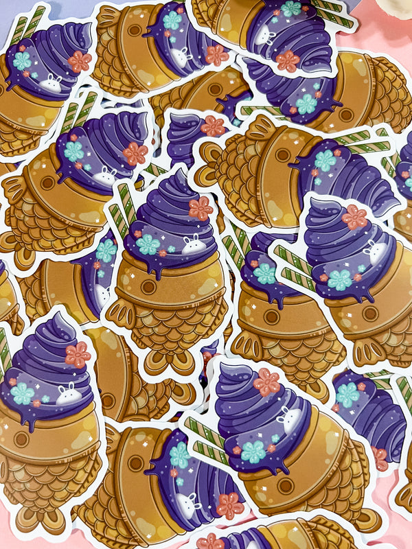 Taiyaki Ice Cream Stickers